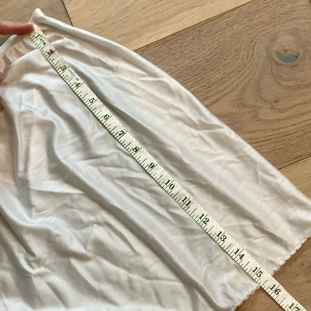 Vintage Ivory Miniskirt Slip